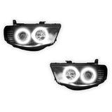 Mitsubishi Triton ML MN (2006 - 2015) BLACK Series Halo Angel Eyes Projector Headlights LH + RH