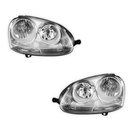 Volkswagen Golf V MK5 (2004 - 2009) Chrome Headlights LH + RH