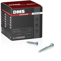 10g-10 x 75mm Chipboard Screw Square Drive Zinc Plated