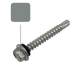 Windspray Colorbond 10g-16 x 16mm Hex Head Self Drilling Screw Tek with NEO Seal Galvanised