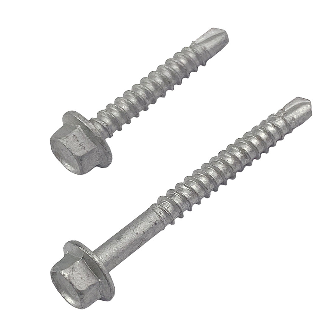 12g-14 x 30mm Hex Self Drilling Screw Tek Galvanised