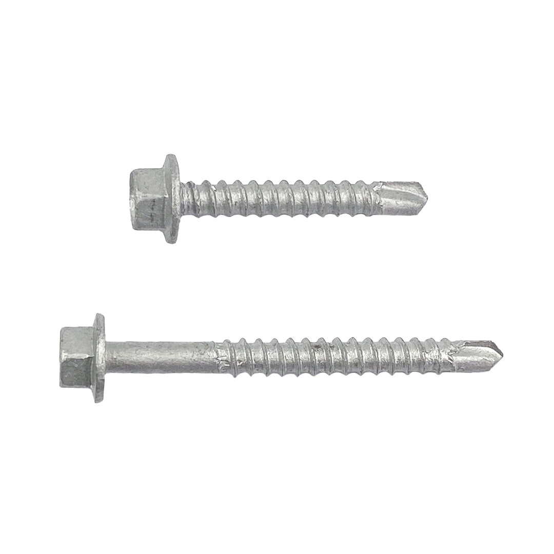 12g-14 x 25mm Hex Self Drilling Screw Tek Galvanised