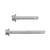 12g-14 x 45mm Hex Self Drilling Screw Tek Galvanised