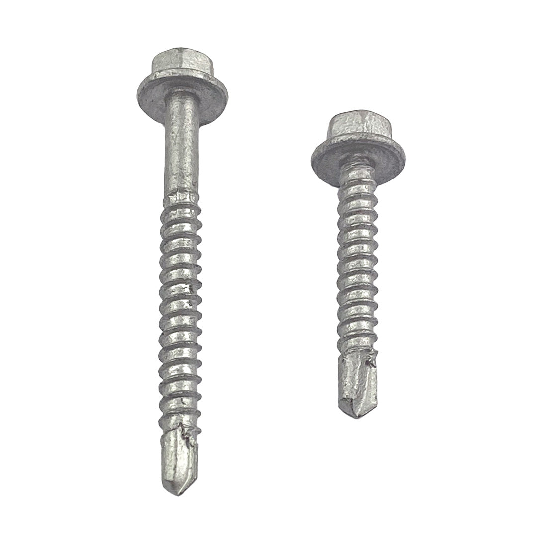 8g-18 x 20mm Hex Self Drilling Screw Tek Galvanised