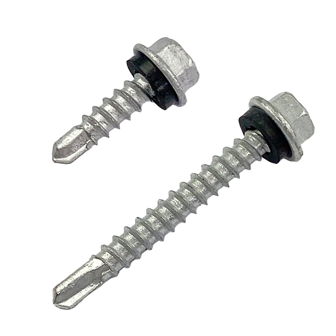 12g-14 x 35mm Hex Self Drilling Screw Tek with NEO Seal Galvanised