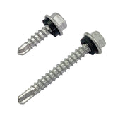 10g-16 x 25mm Hex Self Drilling Screw Tek with NEO Seal Galvanised