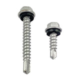 14g-10 x 25mm Hex Self Drilling Screw Tek with NEO Seal Galvanised