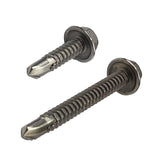 14g-14 x 50mm Hex Self Drilling Screw Tek Stainless Steel A5 YUS 550