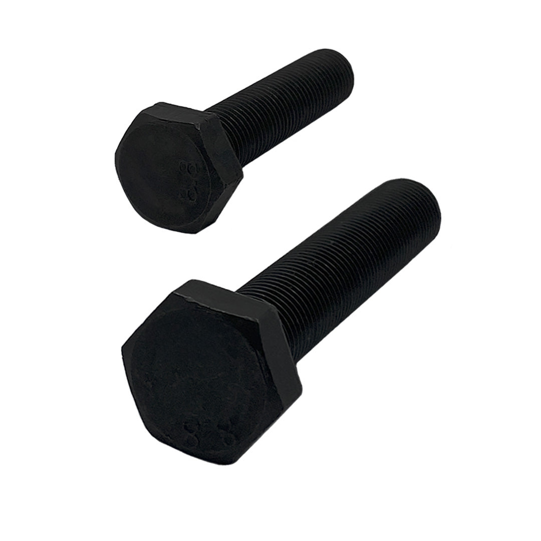 M12 x 55mm 1.25p Metric Fine Hex Set Screw High Tensile Class 8.8 Black