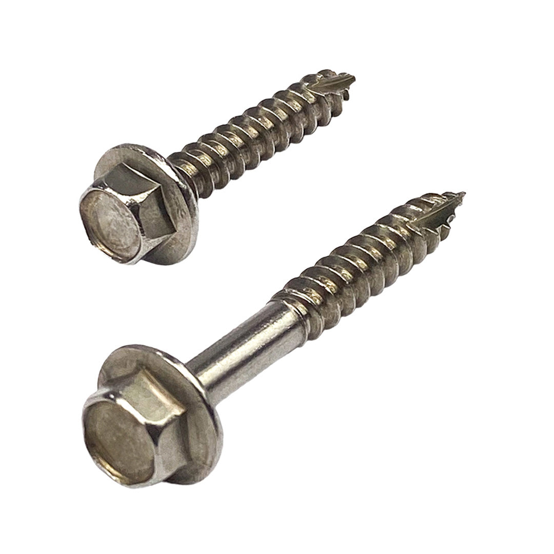 14g-10 x 125mm Hex Head Type 17 Self-Drilling Screw Tek G316 Stainless Steel