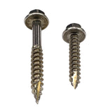 14g-10 x 125mm Hex Head Type 17 Self-Drilling Screw Tek G316 Stainless Steel