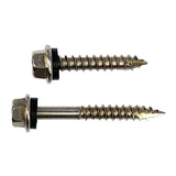 14g-10 x 75mm T17 (Type 17) Hex Head Self Drilling Screw Tek with NEO Seal Stainless Steel G304 A2