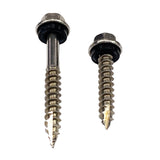 14g-10 x 50mm Hex Head Type 17 Self-Drilling Screw Tek with NEO Seal G304 Stainless Steel