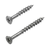 8g-10 x 50mm Countersunk Chipboard Self-Tapping Screw Phillips Galvanised DMS Fasteners