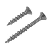 8g-10 x 25mm Countersunk Chipboard Self-Tapping Screw Phillips Galvanised DMS Fasteners