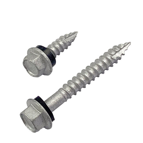 14g-10 x 100mm Hex Head Type 17 Self-Drilling Screw Tek with NEO Seal Galvanised DMS Fasteners