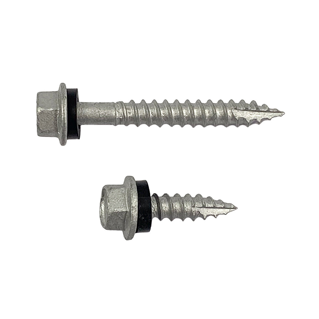 8g-15 x 20mm Hex Head Type 17 Self-Drilling Screw Tek with NEO Seal Galvanised DMS Fasteners