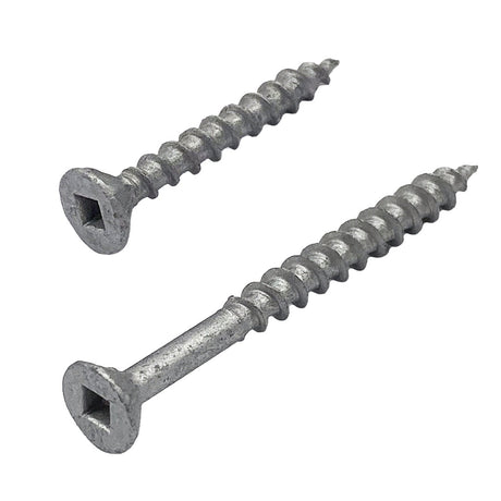 8g-10 x 28mm Countersunk Chipboard Self-Tapping Screw Square Drive Galvanised
