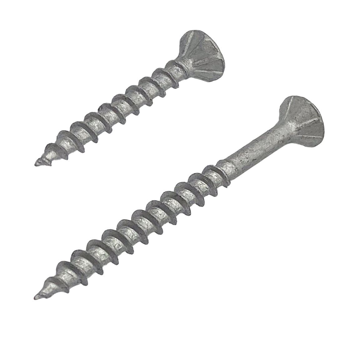 8g-10 x 50mm Countersunk Chipboard Self-Tapping Screw Square Drive Galvanised