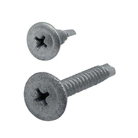 8g-18 x 12mm Button Head Self-Drilling Screw Tek Phillips Galvanised
