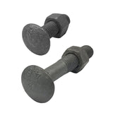 M16 x 75mm Cup Head Bolt & Nut Class 4.6 Galvanised