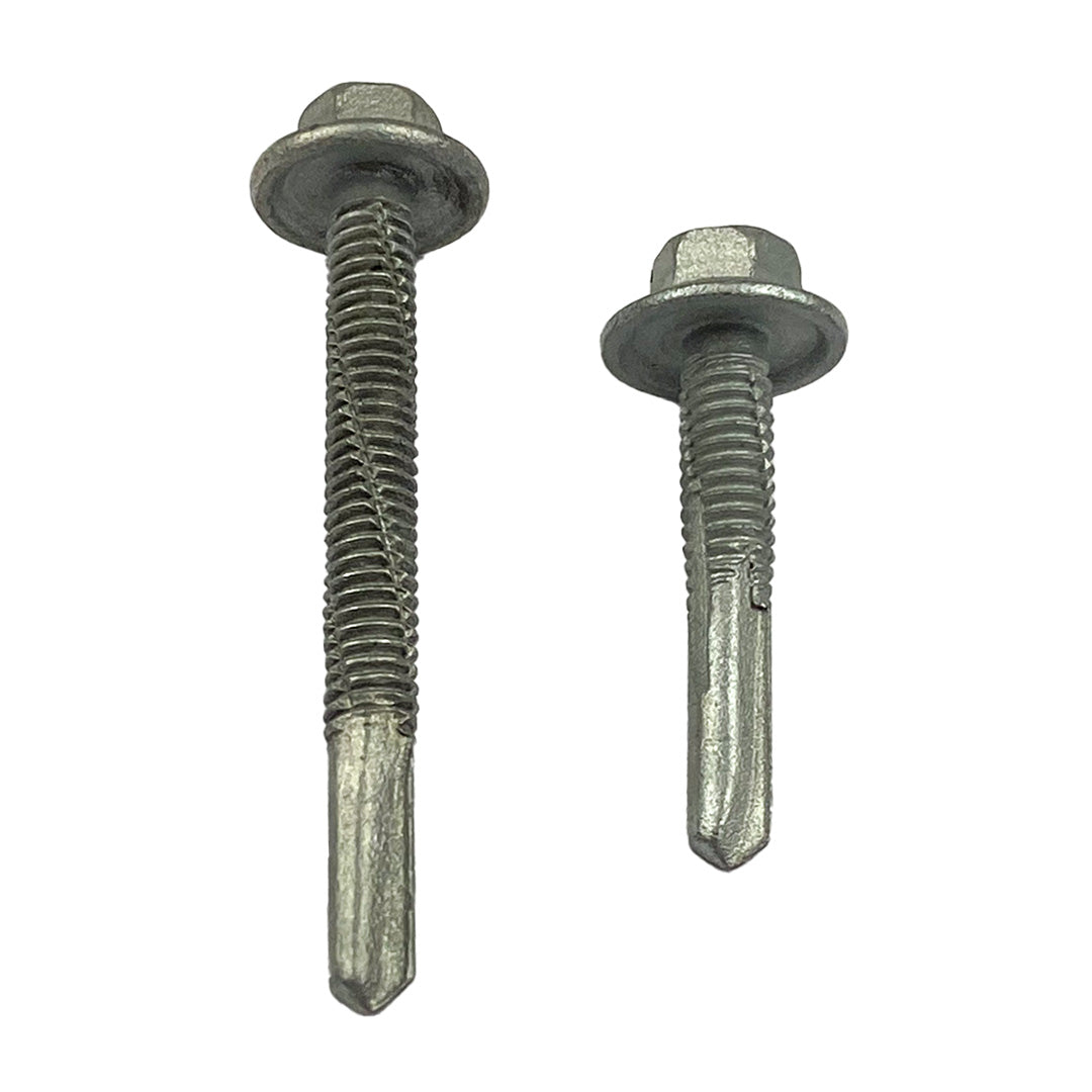 12g-24 x 32mm Hex Head Series 500 Self-Drilling Screw Tek Galvanised DMS Fasteners