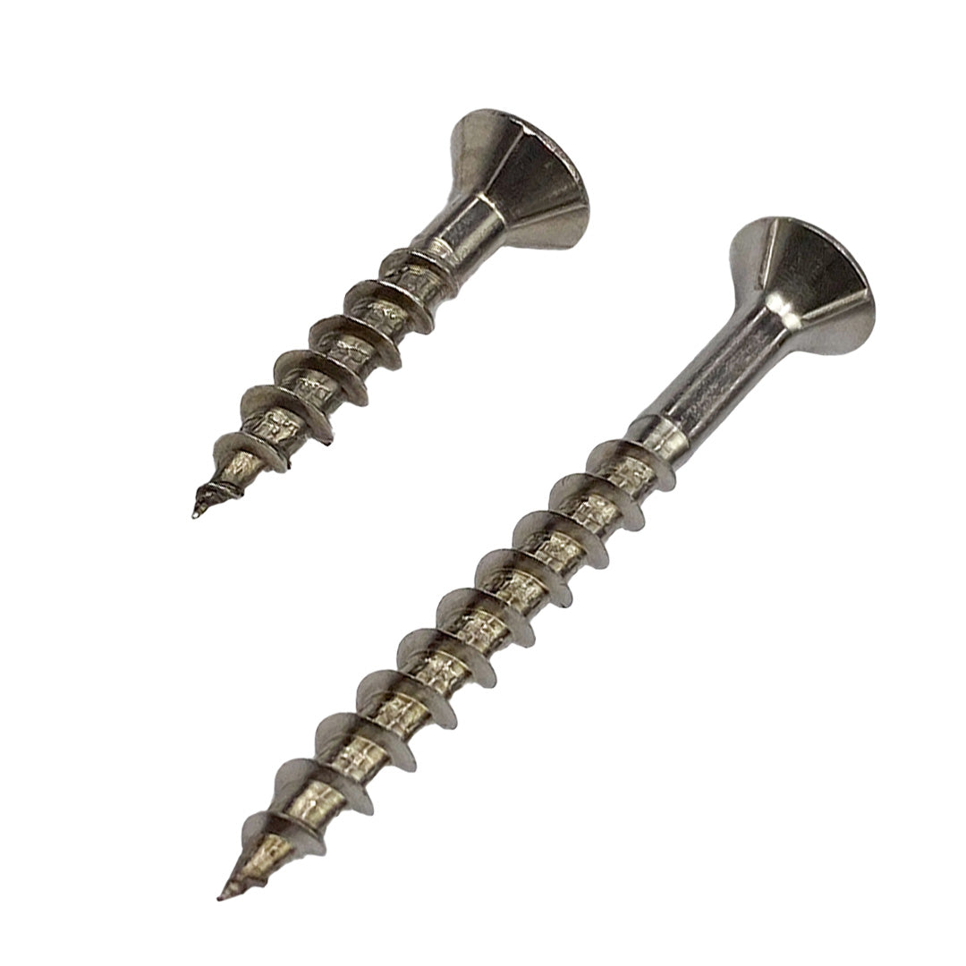 10g-10 x 75mm Chipboard Screw Square Drive Stainless Steel G304 A2