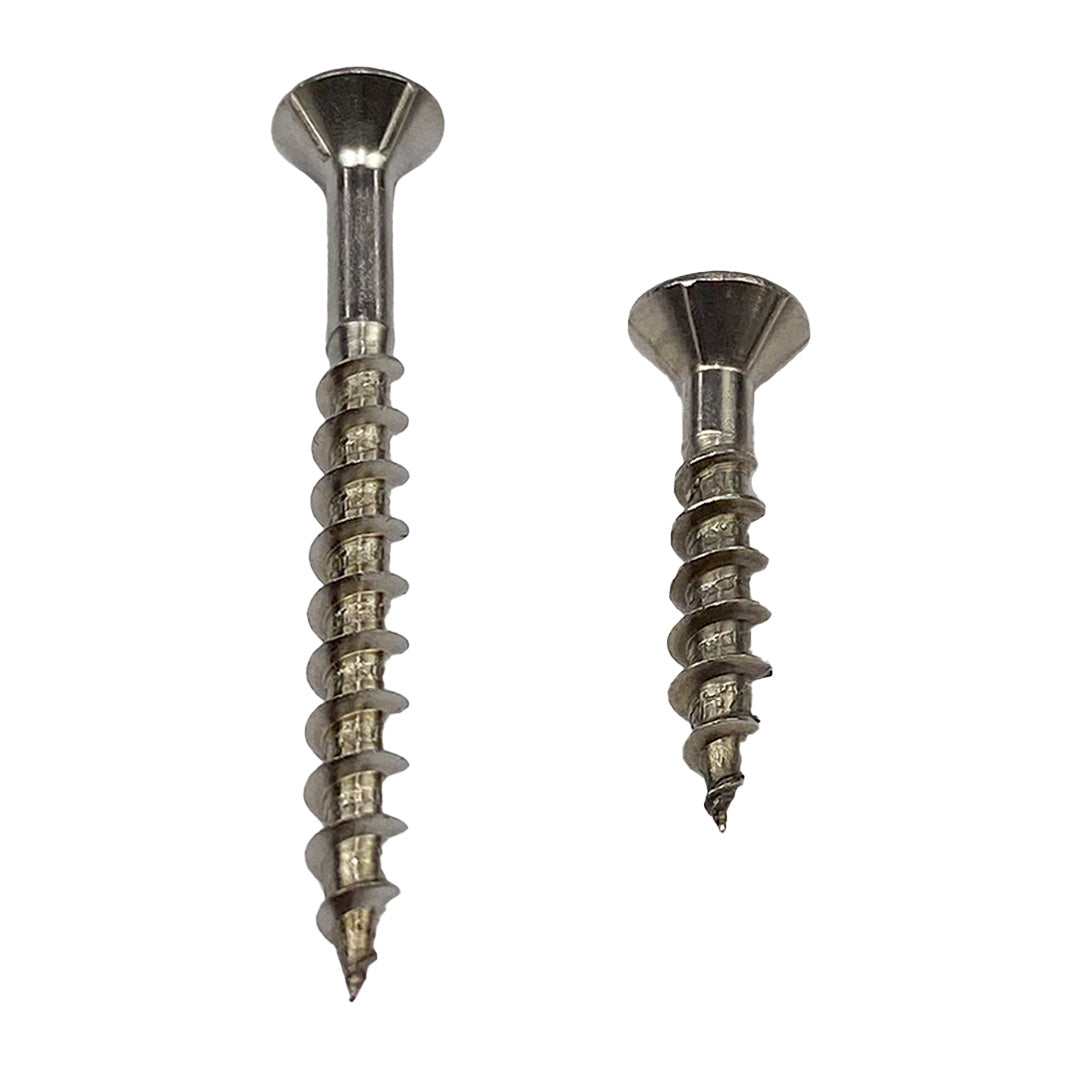 8g-10 x 30mm Chipboard Screw Square Drive Stainless Steel G304 A2
