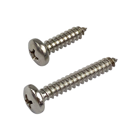 8g x 25mm Pan Head Self-Tapping Screw Phillips Stainless G304 DMS Fasteners
