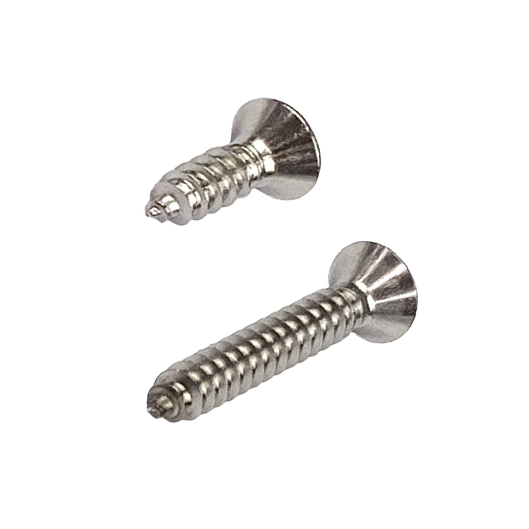 6g x 25mm Countersunk Self-Tapping Screw Phillips Stainless Steel G304 DMS Fasteners