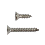 8g x 12mm Countersunk Self-Tapping Screw Phillips Stainless Steel G304 DMS Fasteners