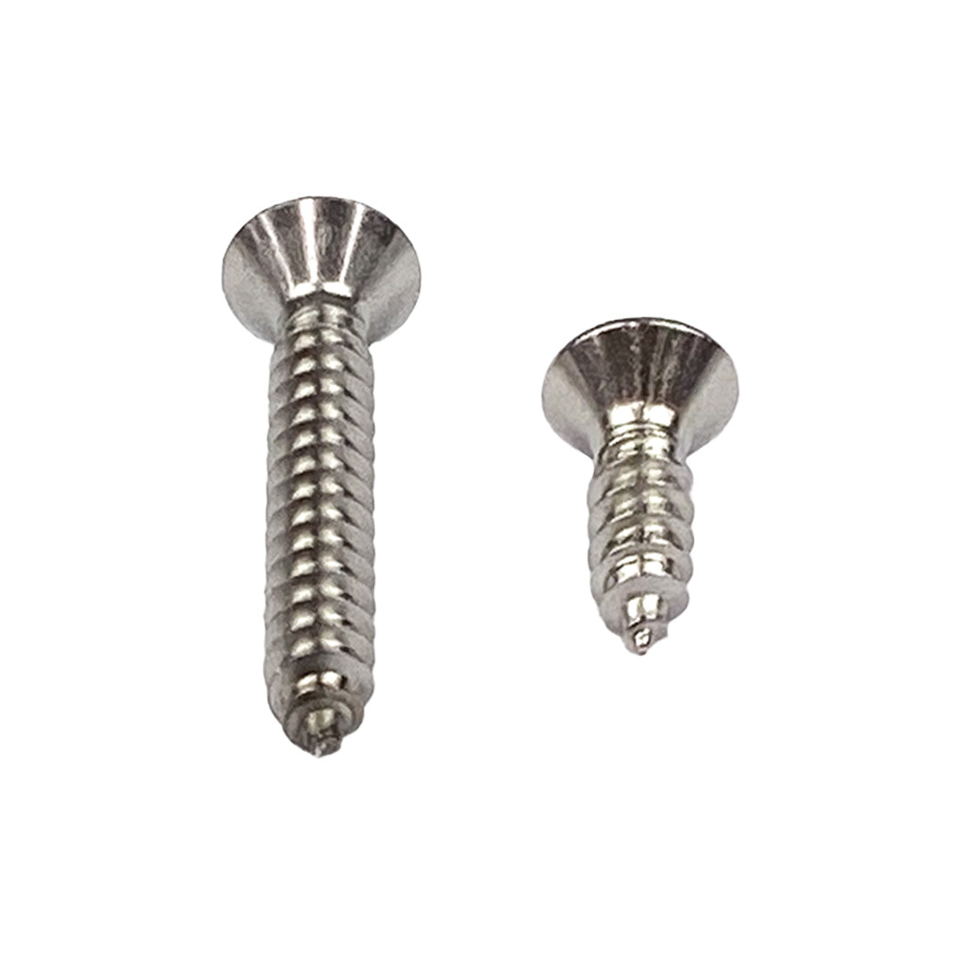 8g x 45mm Countersunk Self-Tapping Screw Phillips Stainless Steel G304 DMS Fasteners