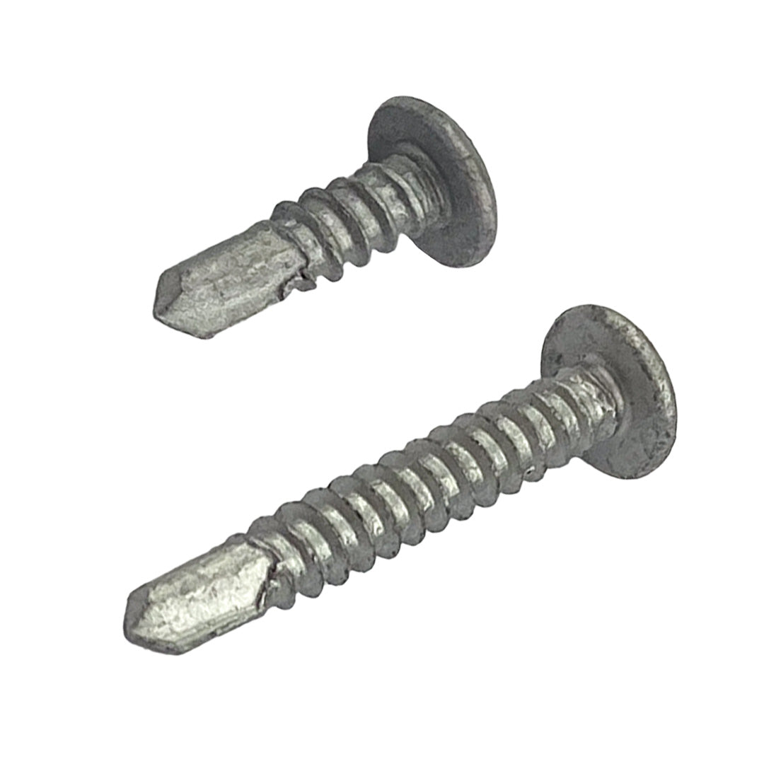 10g-24 x 22mm Wafer Head Self-Drilling Screw Tek Phillips Galvanised DMS Fasteners