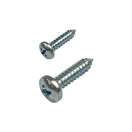 8g x 50mm Pan Head Self-Tapping Screw Phillips Zinc Plated DMS Fasteners