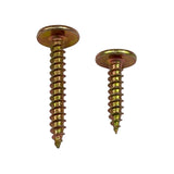 8g-15 x 15mm Button Head Stitching Self-Tapping Screw Phillips Zinc Yellow DMS Fasteners