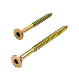 14g-10 x 75mm Bugle Batten Screw T17 (Type 17) Hex Drive Self Drilling Zinc Yellow