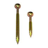 14g-10 x 75mm Bugle Batten Screw T17 (Type 17) Hex Drive Self Drilling Zinc Yellow