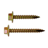 12g-11 x 45mm Hex Head Type 17 Self-Drilling Screw Tek Zinc Yellow