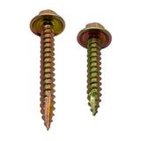 10g-12 x 20mm T17 (Type 17) Hex Head Self Drilling Screw Tek Zinc Yellow