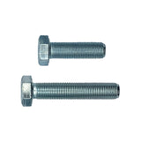 M22 x 50mm 1.50p Metric Fine Hex Set Screw High Tensile Class 8.8 Zinc Plated