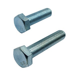 M12 x 30mm 1.50p Metric Fine Hex Set Screw High Tensile Class 8.8 Zinc Plated