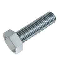 M6 x 25mm 1.00p Metric Coarse Hex Set Screw High Tensile Class 10.9 Zinc Plated