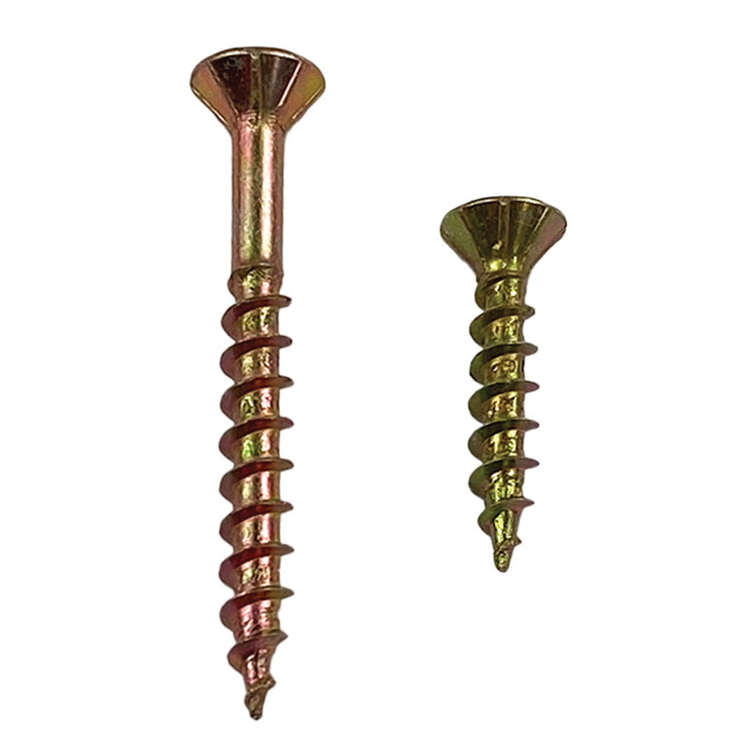 8g-10 x 75mm Countersunk Chipboard Self-Tapping Screw Phillips Zinc Yellow DMS Fasteners