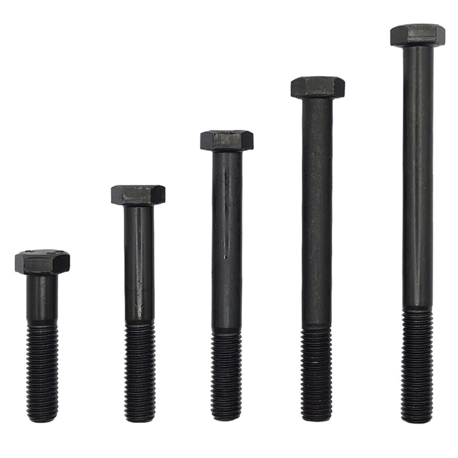 M22 Course Thread M22 x 300mm 2.50p Metric Coarse Hex Bolt High Tensile Class 10.9 Black ...