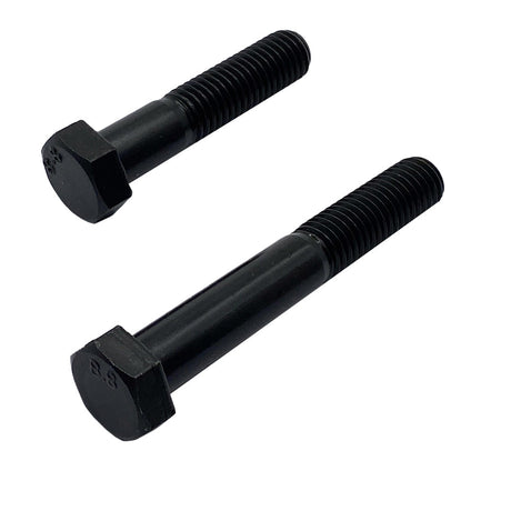 M8 x 40mm 1.25p Metric Coarse Hex Bolt High Tensile Class 8.8 Black DMS Fasteners