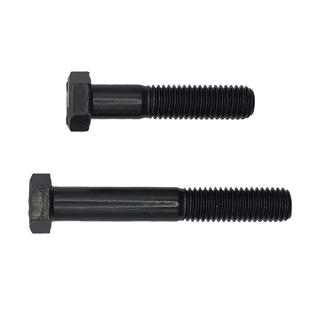 M8 x 80mm 1.25p Metric Coarse Hex Bolt High Tensile Class 8.8 Black