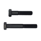 M8 x 80mm 1.25p Metric Coarse Hex Bolt High Tensile Class 8.8 Black