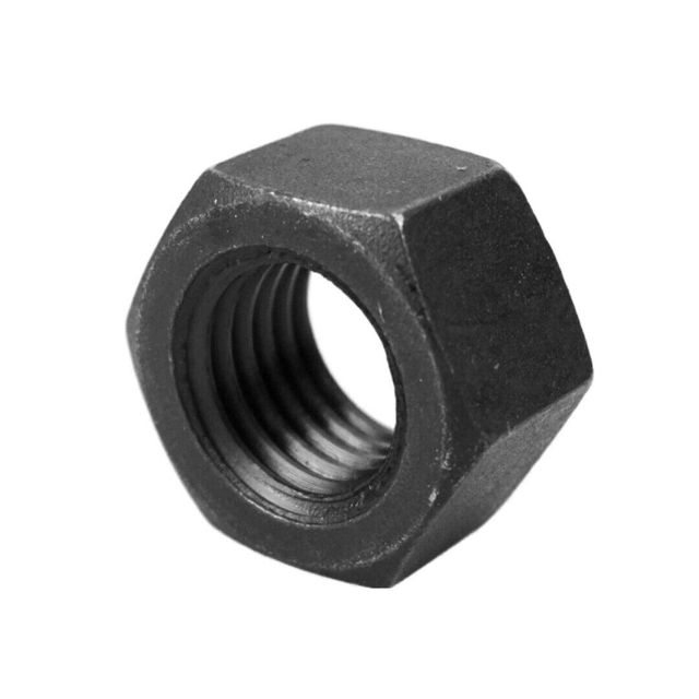 M22 2.50p Metric Coarse Hex Nut Class 8 Black DMS Fasteners