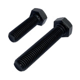 M12 x 40mm 1.75p Metric Coarse Hex Set Screw High Tensile Class 10.9 Black