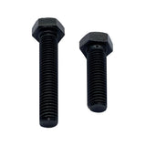 M20 x 70mm 2.50p Metric Coarse Hex Set Screw High Tensile Class 8.8 Black